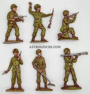 CROMOPLASTO SET COMPLETO SOLDATINI MARINES VINTAGE 60 LANDI XILOPLASTO NEW - Picture 1 of 6