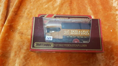 MM - Matchbox Models of Yesteryear Y-27 1927 Foden Steam Lorry OVP #289 - Bild 1 von 2