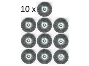 10er Set Fugenbürste für Elektr. Fugenbürste Grizzly Tools EFB 401 Metall/Draht - Bild 1 von 4