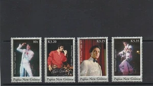 PAPUA NEW GUINEA 2006 ELVIS PRESLEY COMMEMORATION Set of 4 MNH $5.25 - Bild 1 von 1