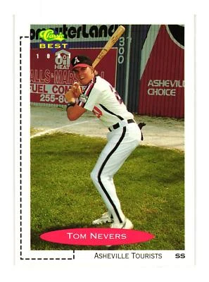 1991 Classic Best #201 Tom Nevers Asheville Tourists - Image 1 of 2
