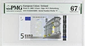 Europäische Union | Irland | 2002 | 5 Euro | P.1t | K001E2 | Superb GEM UNC 67 EPQ - Bild 1 von 2