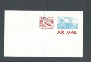 Carte postale zone canal UXC5 5c + 4c = 9c poste aérienne bleue comme neuve - Photo 1/1