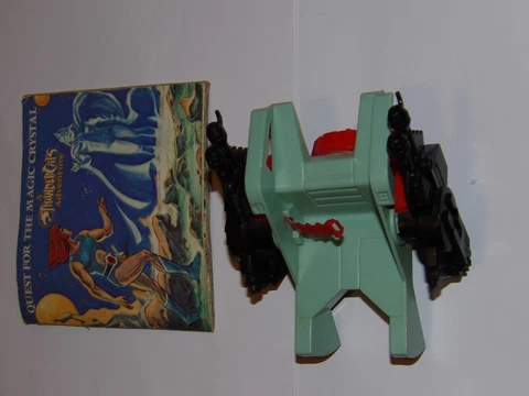 THUNDERCATS MUTANT FISTPOUNDER CHAIR AND BOOK LOT LJN VINTAGE Cover