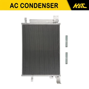 AC Condenser with Receiver Drier for 2016 2017-2019 Chevrolet Camaro 2.0L 3.6L - Picture 1 of 11
