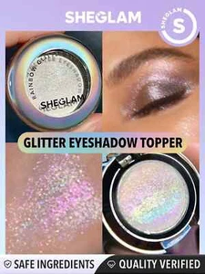 SHEGLAM Over The Rainbow Glitter Eyeshadow Topper 5 Prismatic Color Highlighter - Picture 1 of 18