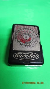 Vintage Expophot Camera Light Exposure Meter - Picture 1 of 3