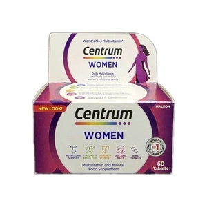 Centrum Women Multivitamin & Mineral Food Supplement 60 Tablets - EXP 10/26 ✅️ - Picture 1 of 4