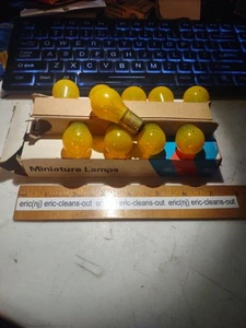1034A Original Amber Bulbs Made in USA box of 10 - Picture 1 of 4