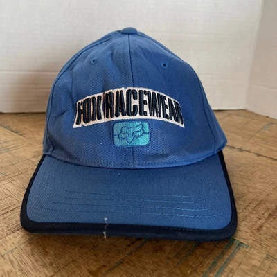 Gorra de béisbol Fox Racewear azul ajustada talla M azul Foto 1 de 4