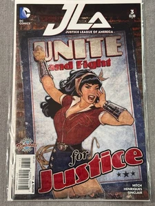 Justice League of America #3 (2015) DC Bombshells Variante Cubierta Casi Nuevo - Imagen 1 de 10