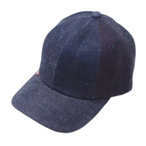 SAMURAI JEANS RANDOM DENIM BASEBALLCAP SJ101BC-RD Hand Made - Picture 1 of 6