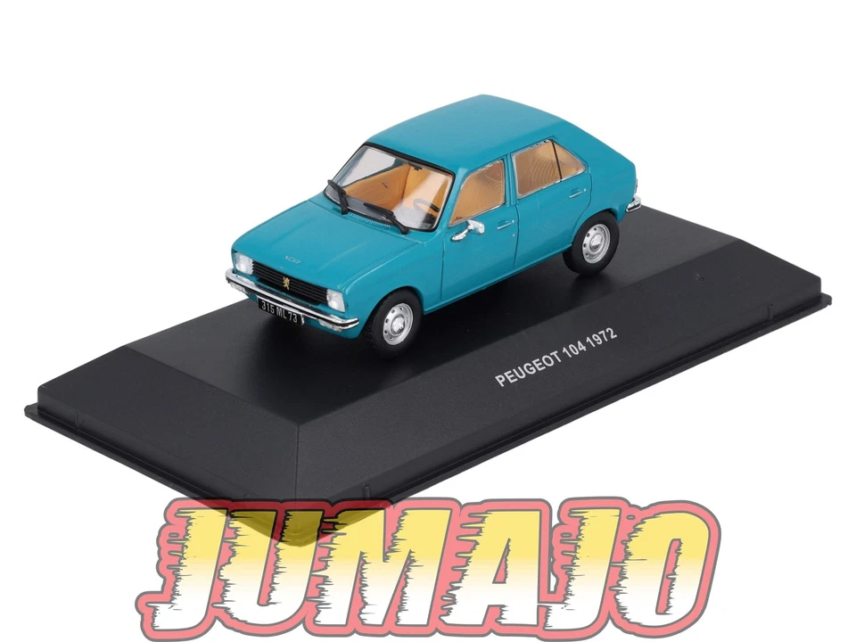 BJ5 Voiture 1/43 JUMAJO Peugeot 104 5 portes 1972 - Photo 1/4