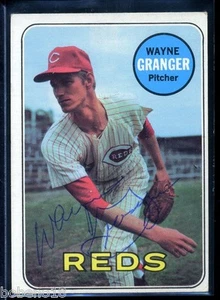 Wayne Granger signed autographed Auto 1969 Topps card #551 REDS - Picture 1 of 1