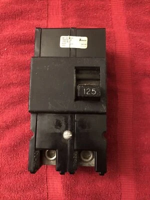 ZINSCO 125 AMP 2 POLOS 240 VOLTIOS DISYUNTOR USADO ELC164 Foto 1 de 4