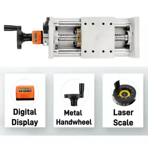 1605 Linear Rail Guide Slide Stage Table Actuator Ball Screw Motion W/ Handwheel - Bild 1 von 6