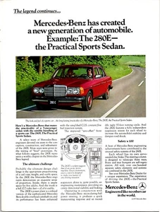 Mercedes-Benz Engineered like no other Car 1977 Original Vintage Print Ad - Picture 1 of 1