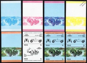 Estampillas de turismos Lagonda Speed 1929 (pruebas progresivas Nevis 1984/auto 100) - Imagen 1 de 1