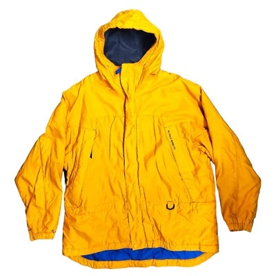 Chaqueta De Colección POLO RALPH LAUREN Adulto XL Amarilla Cremallera Parka Con Capucha Exterior Años 90 Foto 1 de 4