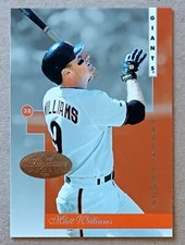 1996 LEAF SIGNATURE GOLD PRESS PROOFS PARALLEL #36 MATT WILLIAMS GIANTS NM-MT