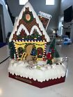 Christmas Gingerbread House Animated Musical Motion Holiday Lights Village House