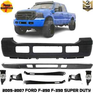 Front Bumper Paintable & Air Dam Kit For 2005-2007 Ford F-250 F-350 Super Duty - Picture 1 of 17