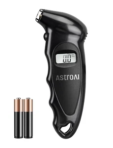 Digital Tyre Pressure Gauge 150 PSI with Replaceable AAA Batteries, with Backlit - Picture 1 of 9