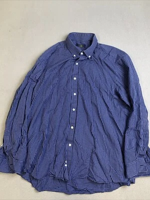 Camisa de vestir Club Room para hombre talla 17,5 34/35 ajuste regular manga larga con botones Foto 1 de 4