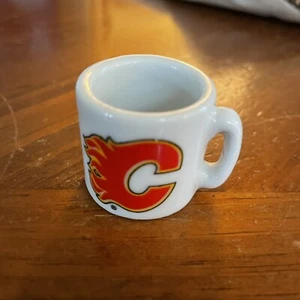 NHL Calgary Flames Mini Ceramic Mug Vintage Coffee Mug - Picture 1 of 3