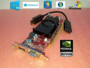 Optiplex 390 760 780 790 990 7010 7020 9010 9020 SFF 1GB VGA DP HDMI Video Card - Picture 1 of 1