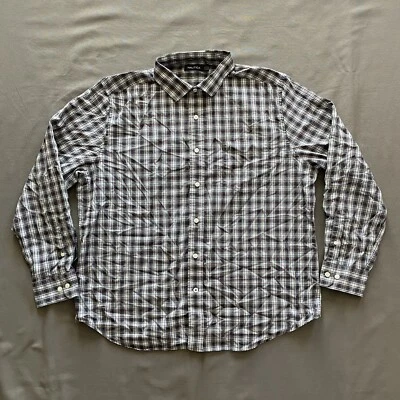 Camisa con botones Nautica para hombre XL a cuadros verde azul rojo vestido manga larga informal Foto 1 de 4