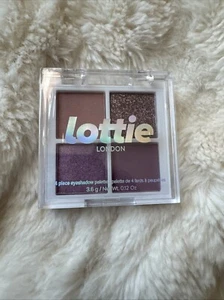 Lottie London The Mauves Mini 4-Piece Eyeshadow Quad Richly Pigmented Blendable - Picture 1 of 5