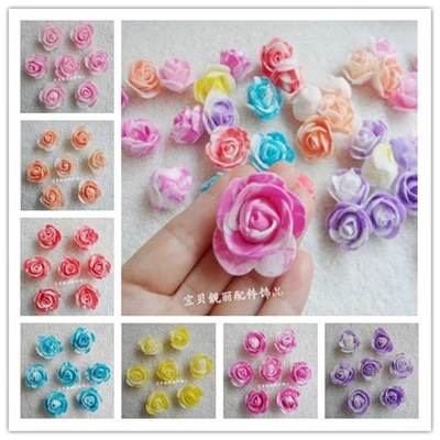 3cm PE Foam Roses Artificial Flower Wedding Bride Bouquet Decor DIY - Image 1 of 4