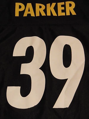 NFL Pittsburgh Steelers 39 Willi Parker Camiseta Negra Juvenil XL 18-20 Foto 1 de 4