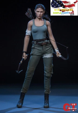 GTtoys 1/6 The Explorer Lara Croft w/ 2 head For 12" Phicen figure HOT TOYS❶USA❶ Cover