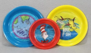 Dr. Seuss Holographic 3D Kids Plastic Plates and Bowl Horton One Fish Cat Hat - Picture 1 of 6