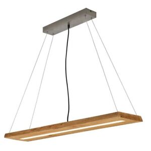 LED Holz Pendel Hänge Lampe Schlaf Ess Zimmer Beleuchtung Design Leuchte DIMMER