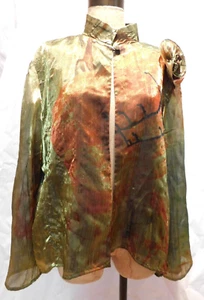 JOAN MCGEE 100% Seide Sakko Größe S - Bild 1 von 4