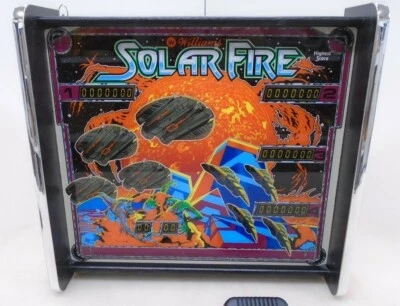 Williams Solar Fire Pinball Head LED Display light box - Image 1 of 4