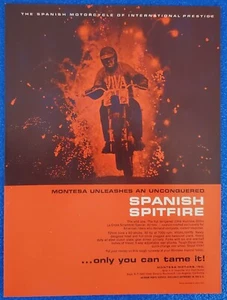 1966 MONTESA MOTORRAD KLASSIKER DRUCKANZEIGE La Cross Scrambler Special 250cc SPANIEN - Bild 1 von 1