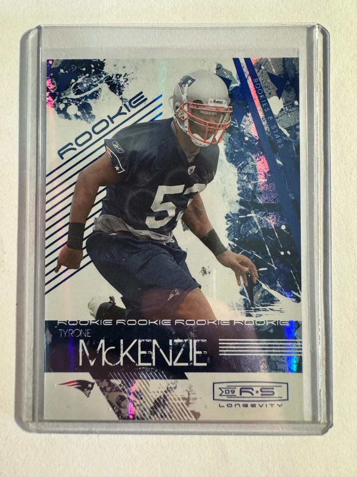 K208,179 - 2009 Donruss R&S Longevity Sapphire #198 Tyrone McKenzie #/75 - Image 1 of 1