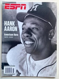 HANK AARON AMERICAN HERO 1934-2021 / 2021 ESPN SPECIAL Magazine - Picture 1 of 1