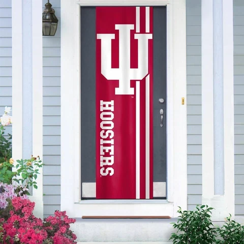 Licensed NCAA Indiana Hoosiers Door Banners Indoors/Outdoors Cover