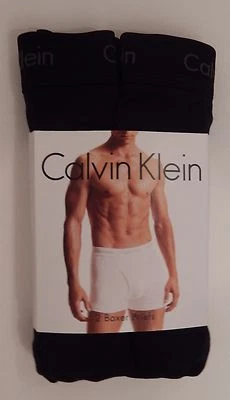 2 CALVIN KLEIN CALZONCILLOS BOXER CLÁSICOS DE ALGODÓN PARA HOMBRE NEGRO BLANCO ROJO TALLAS: S M L XL Foto 1 de 4