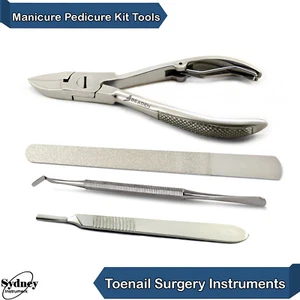 Pedicure Nail Care Chiropody Instruments Podiatry Cutter Filer Manicure Tools - Picture 1 of 6