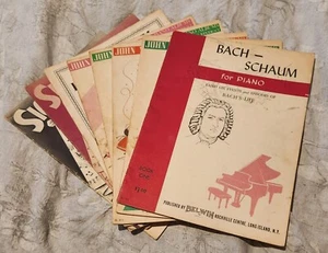 Lot Of 8 Vintage Books Of Sheet Music By John W. Schaum Published By Belwin - Picture 1 of 9