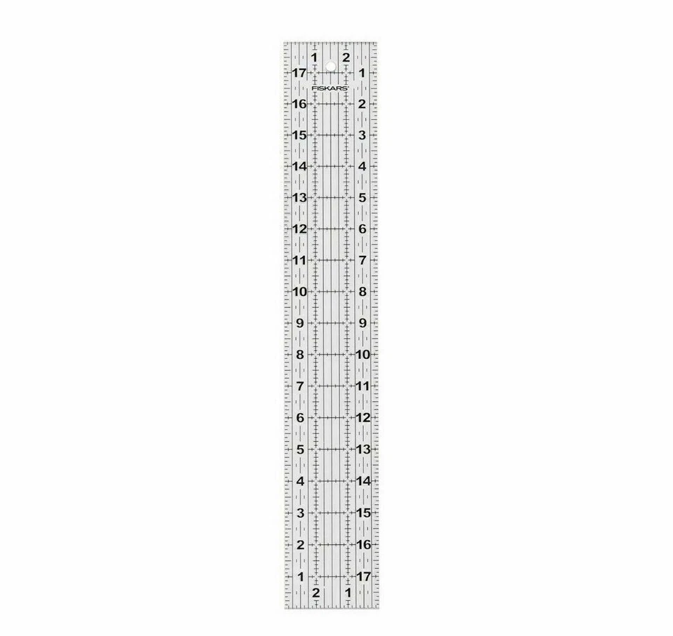 Fiskars 3x18 Inch Acrylic Ruler 187640-1001