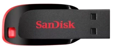 SanDisk 32GB 64GB 128GB Cruzer Blade USB 2.0 Flash Memory Stick Pen Drive NEW UK - Image 1 of 4