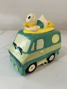 Vintage Disney Donald Duck Surf Van Piggy Bank - Picture 1 of 5