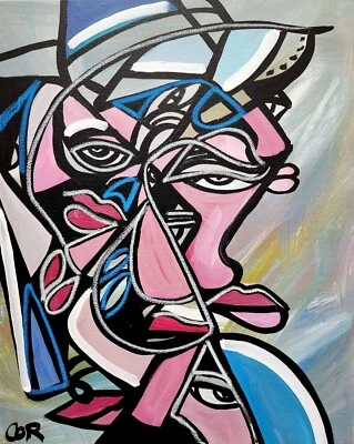 CUBISMO DETECTIVE CORBÉLICO MUJER 16X20 COLECCIONABLE GRAN EXPRESIONISMO ARTE POP. Foto 1 de 4